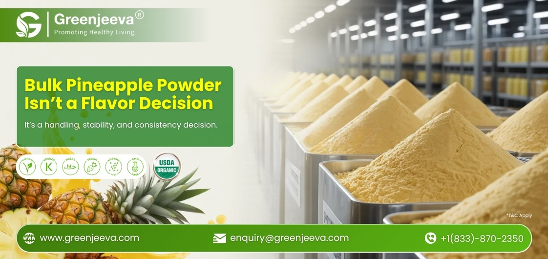 Bulk Pineapple Juice Powder: Managing Stickiness, Carrier Systems, and Scale-Up Performance in U.S. Manufacturing